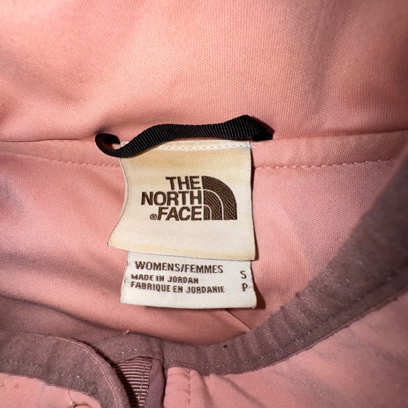 The North Face Womens Small Rose Pink Snap-Front Mountain Sweatshirt Jacket Coat - Picture 4 of 12